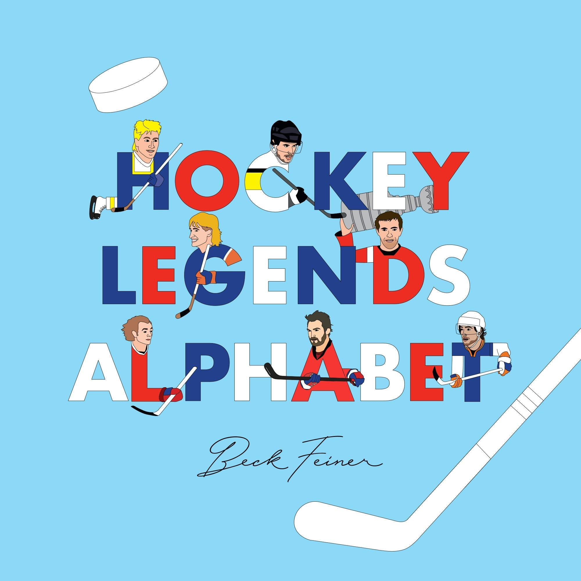 Book cover image for Hockey Legends Alphabet ISBN: 9780648672432